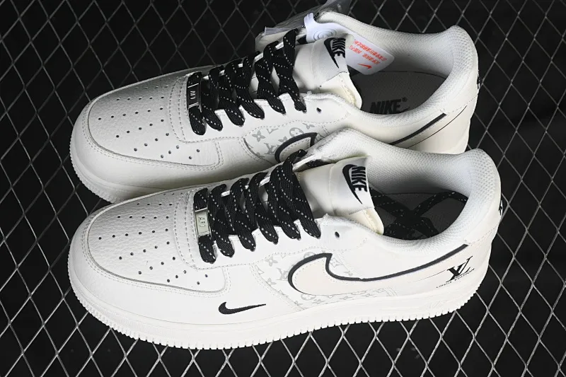 All categories Nk Air Force 1 Air Force series Nk Air Force 1 Low Air Force low-top Nike Air Force 1'07 Low LV joint off-white small black hook Air Force 1 low-top casual sneakers CS5288-035